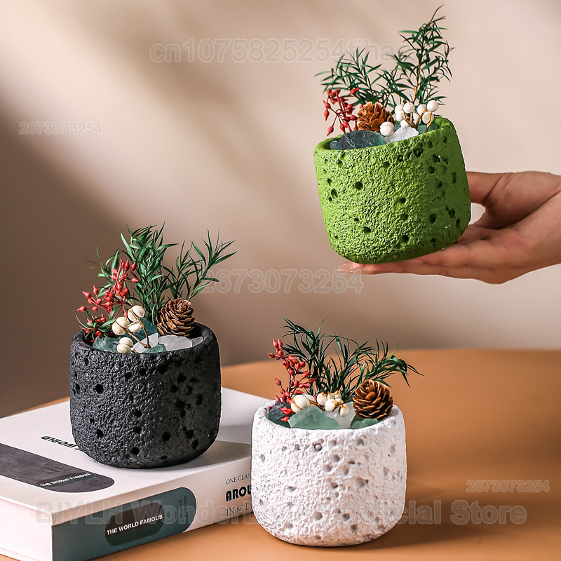 Home Fragrance Jar - Diffuseur en pierre, ornement, récipient diffuseur