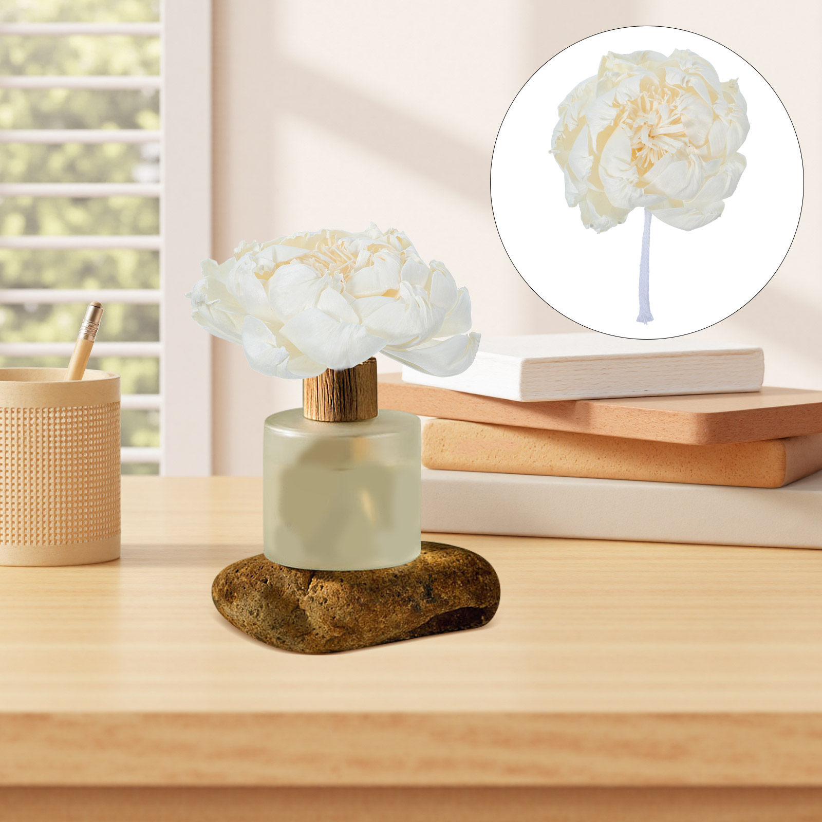 Home Fragrance Oils - Diffuseur de parfum tête de pivoine