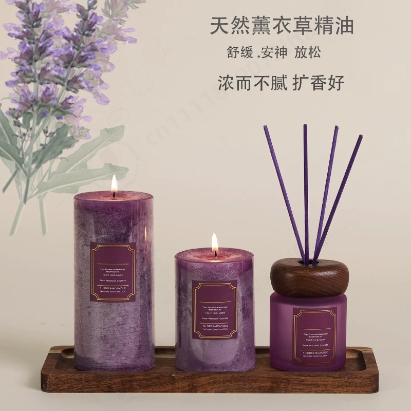 Home Fragrance Gift Box - Grande bougie parfumée en verre, coffret
