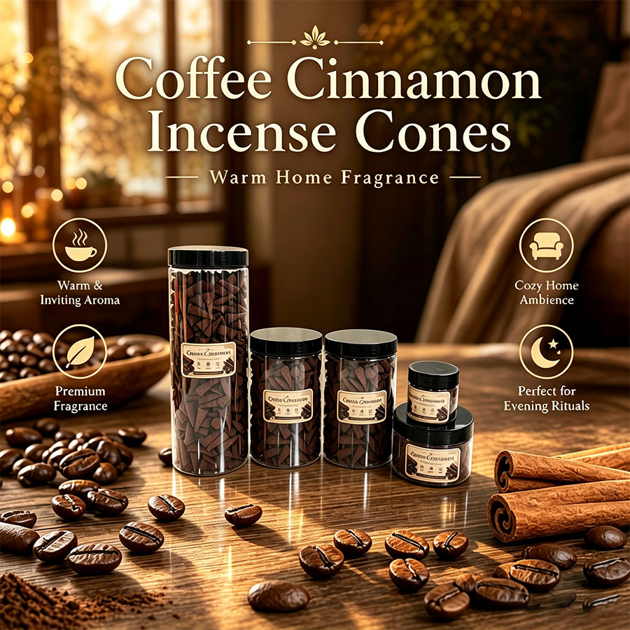Cônes d'encens au parfum de ca - Home Fragrance Jar avis et prix