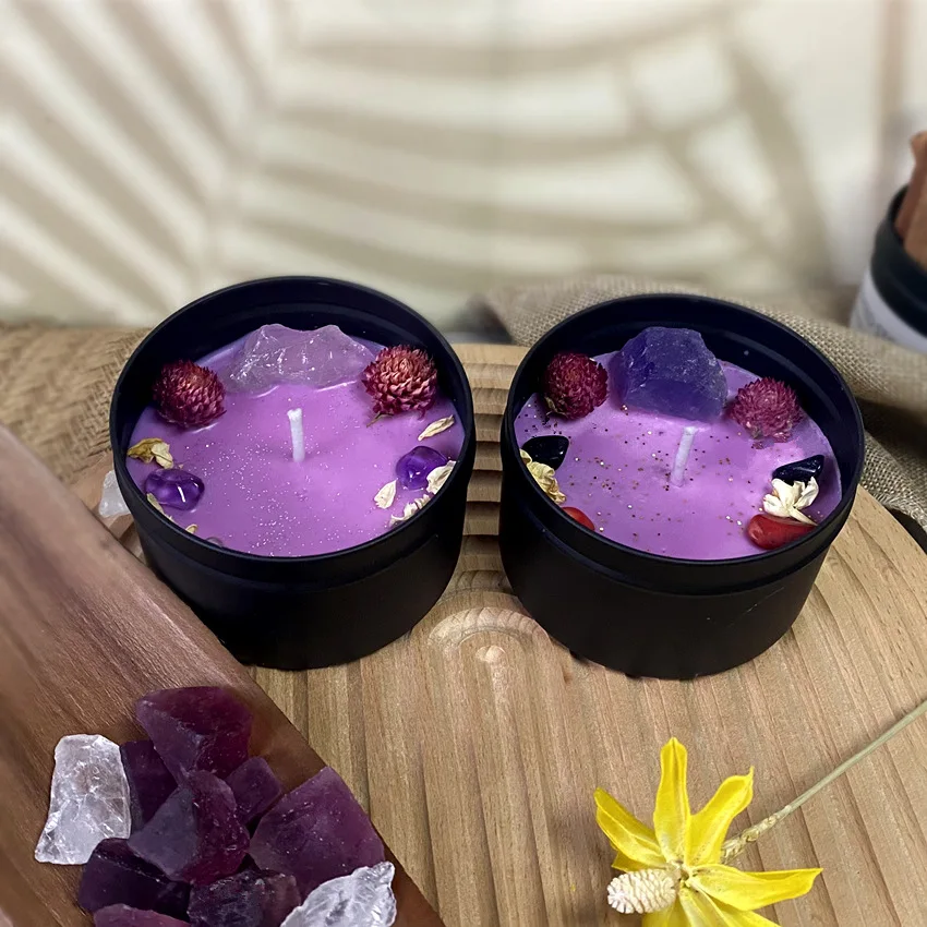 Bougie parfumée en pierre de c - Home Fragrance Jar avis et prix
