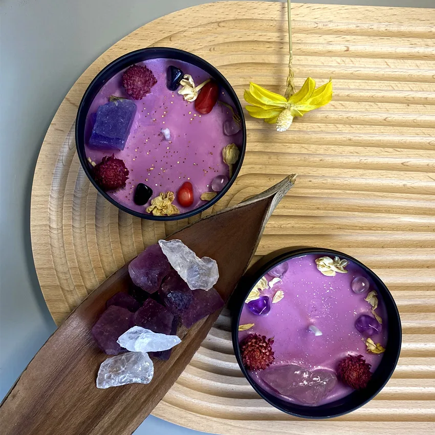Bougie parfumée en pierre de c - Home Fragrance Jar avis et prix