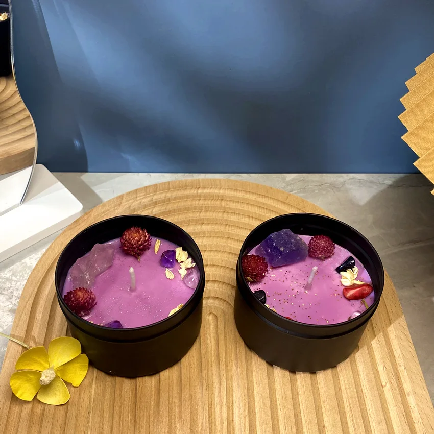 Bougie parfumée en pierre de c - Home Fragrance Jar avis et prix