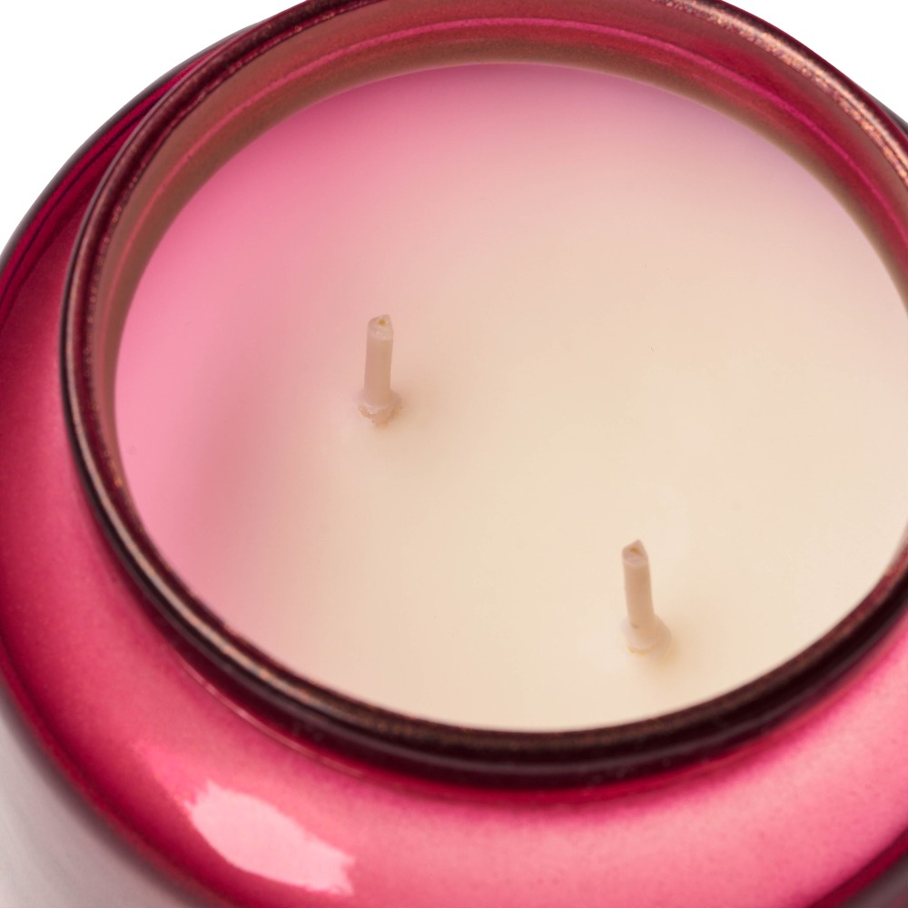 Bougie en verre rouge avec cou - Home Fragrance Jar avis et prix