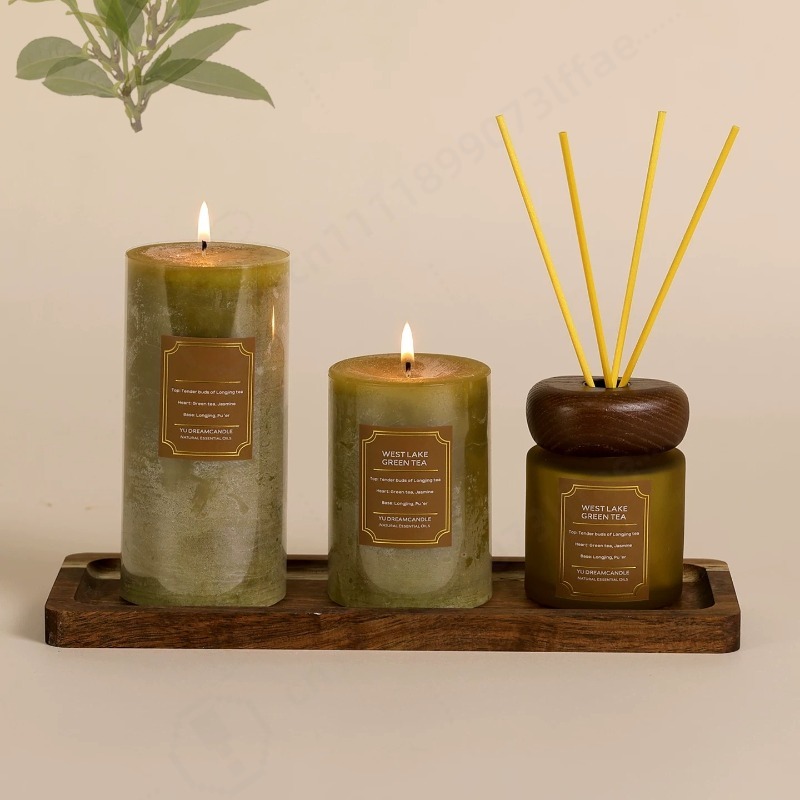 Grande bougie parfumée en verr - Home Fragrance Gift Box avis et prix