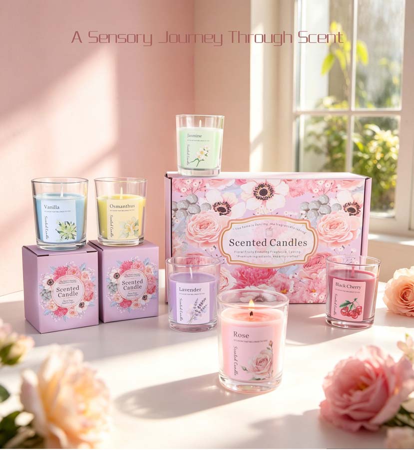 Ensemble cadeau de bougies par - Home Fragrance Jar avis et prix