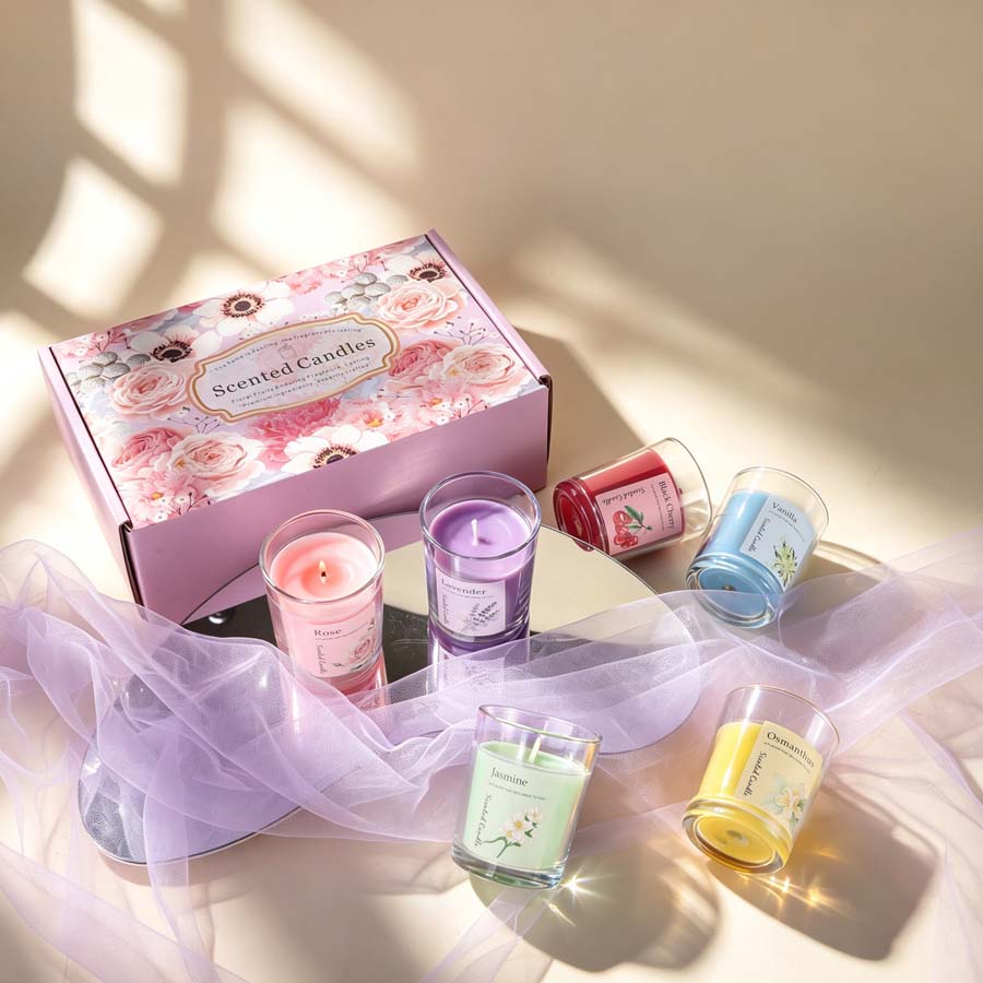 Ensemble cadeau de bougies par - Home Fragrance Jar avis et prix